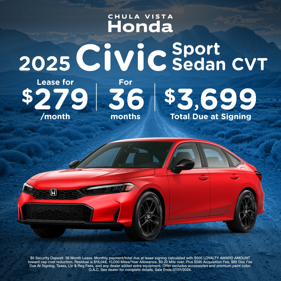 2025 Honda Civic Sedan Specials