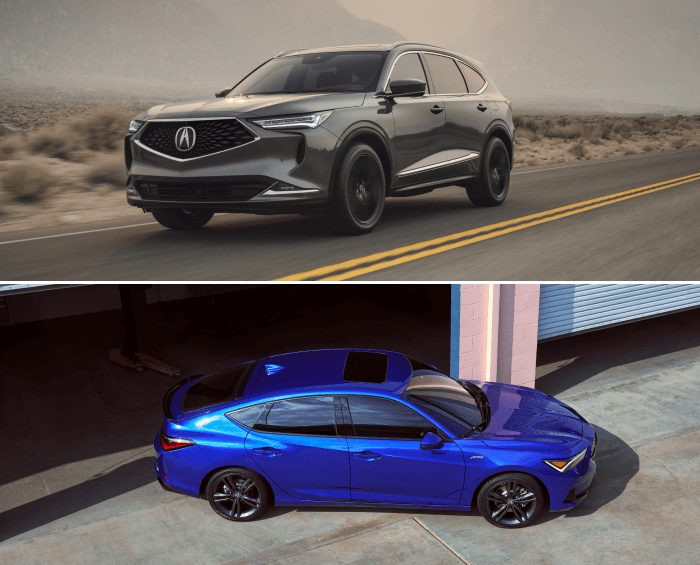 2024 Acura MDX vs. 2024 Acura Integra Specs