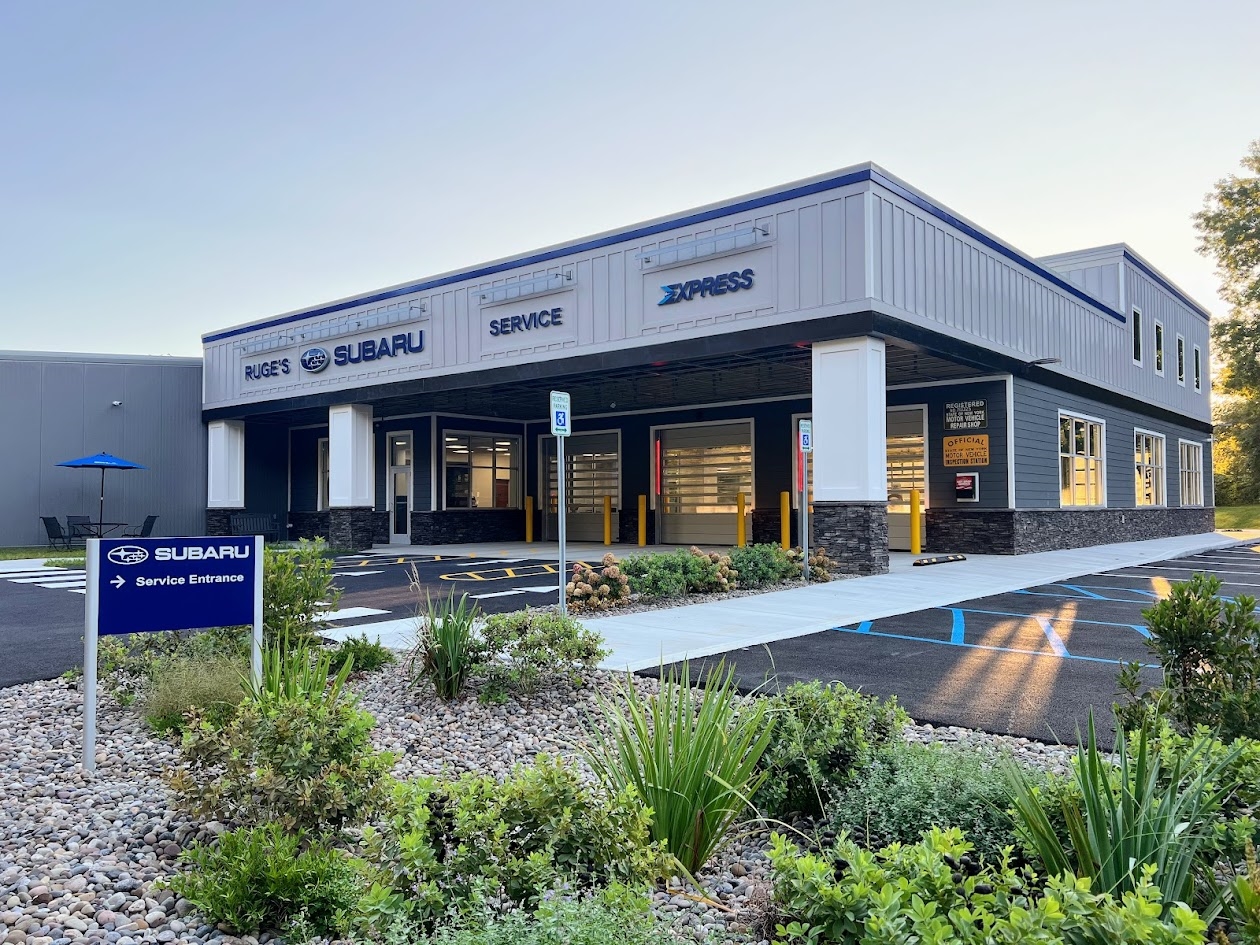 Exterior view of Ruge's Subaru.