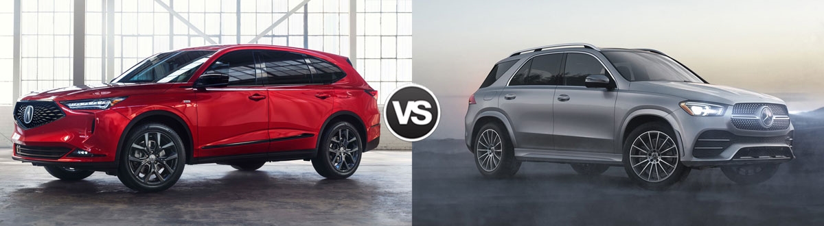 2023 Acura MDX vs 2023 Mercedes-Benz GLE 350