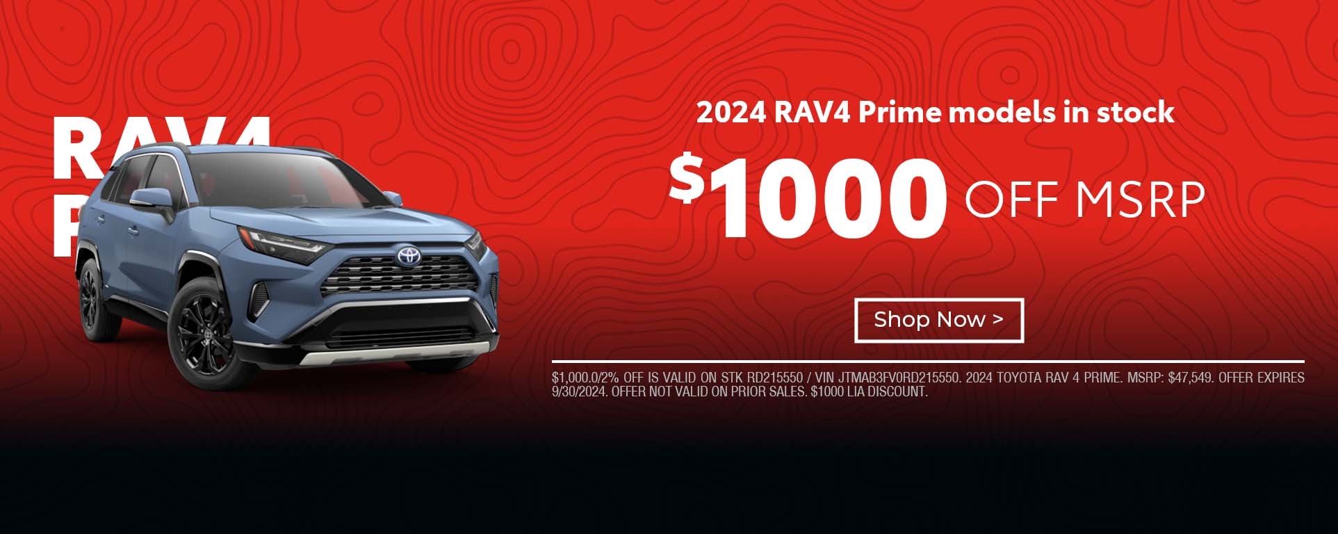 rav4 prime purchase special