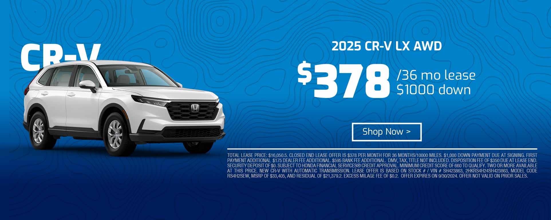 cr-v lease special