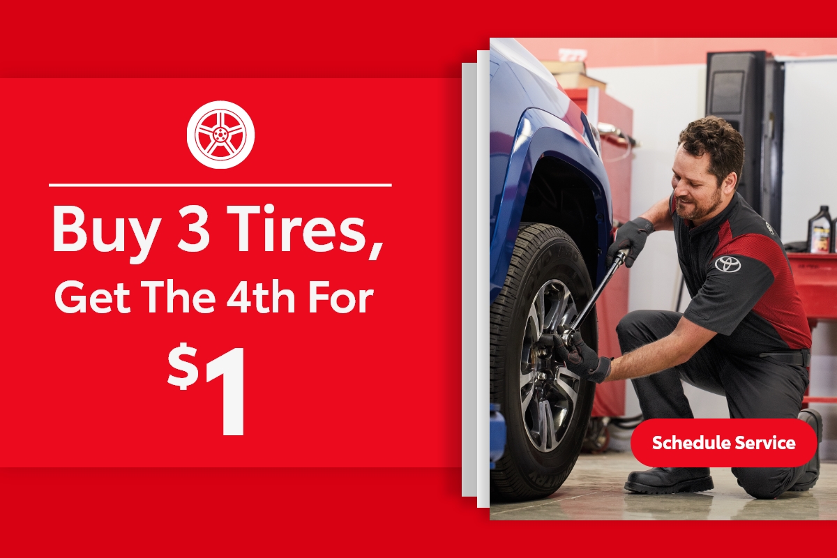 Buy 3 Tires Get the 4th for $1