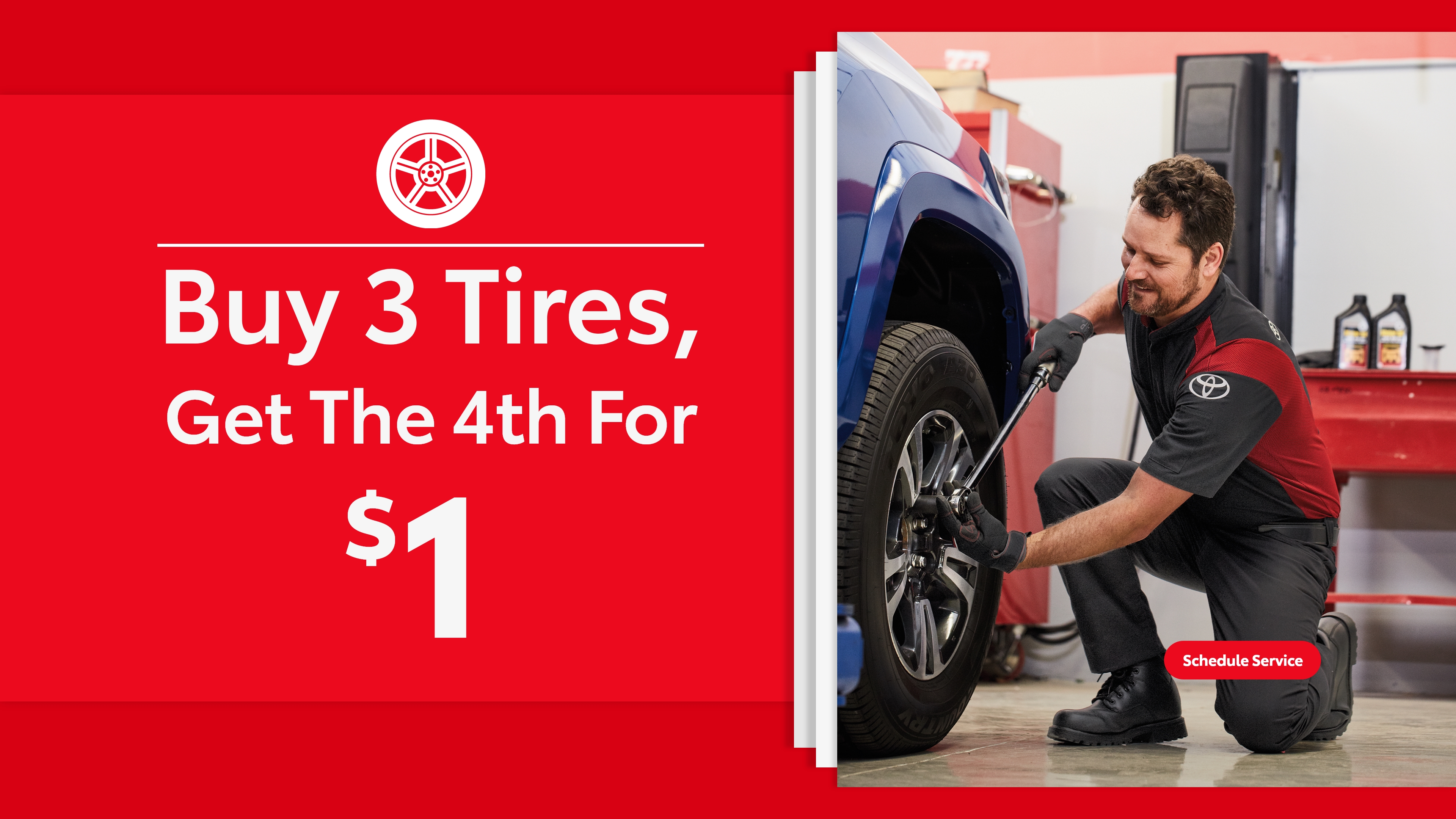 Buy 3 Tires Get the 4th for $1