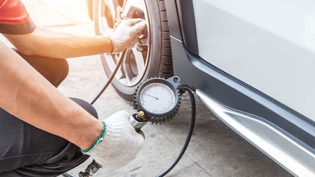 Checking car tires