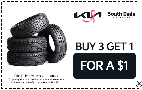 Buy 3 Tires Get 1 for a $1