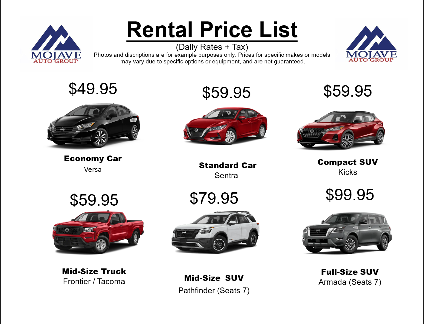 Mojave Chrysler Dodge Jeep RAM of Barstow Barstow CA