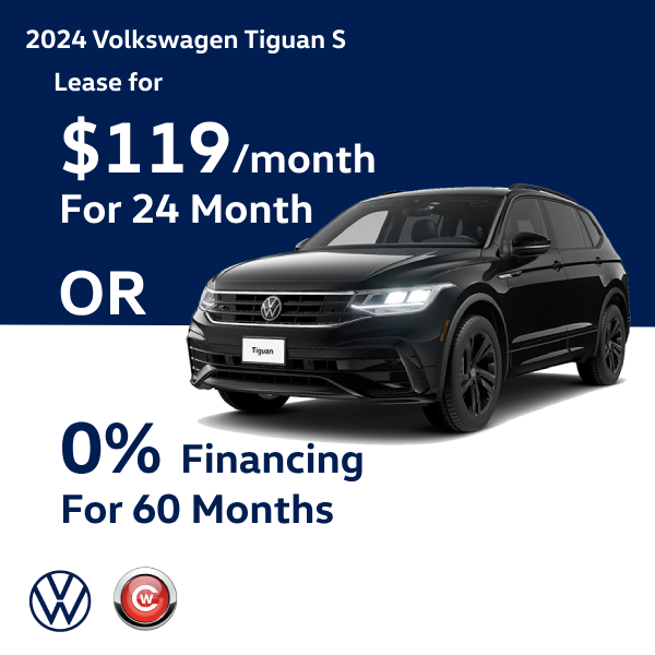 2024 Volkswagen Tiguan S SRP Card Step 2