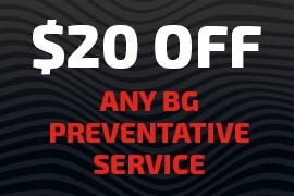 $20 OFF any 1 BG Service