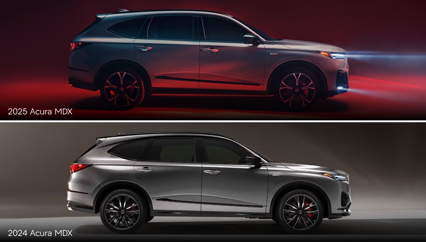 2025 vs. 2024 Acura MDX Specs