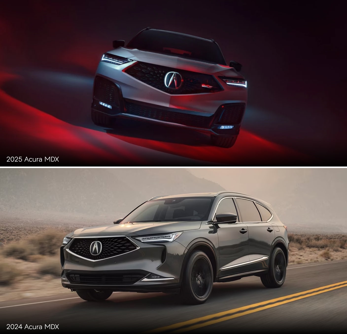 Compare The 2025 Vs. 2024 Acura MDX Trims, Specs & Features