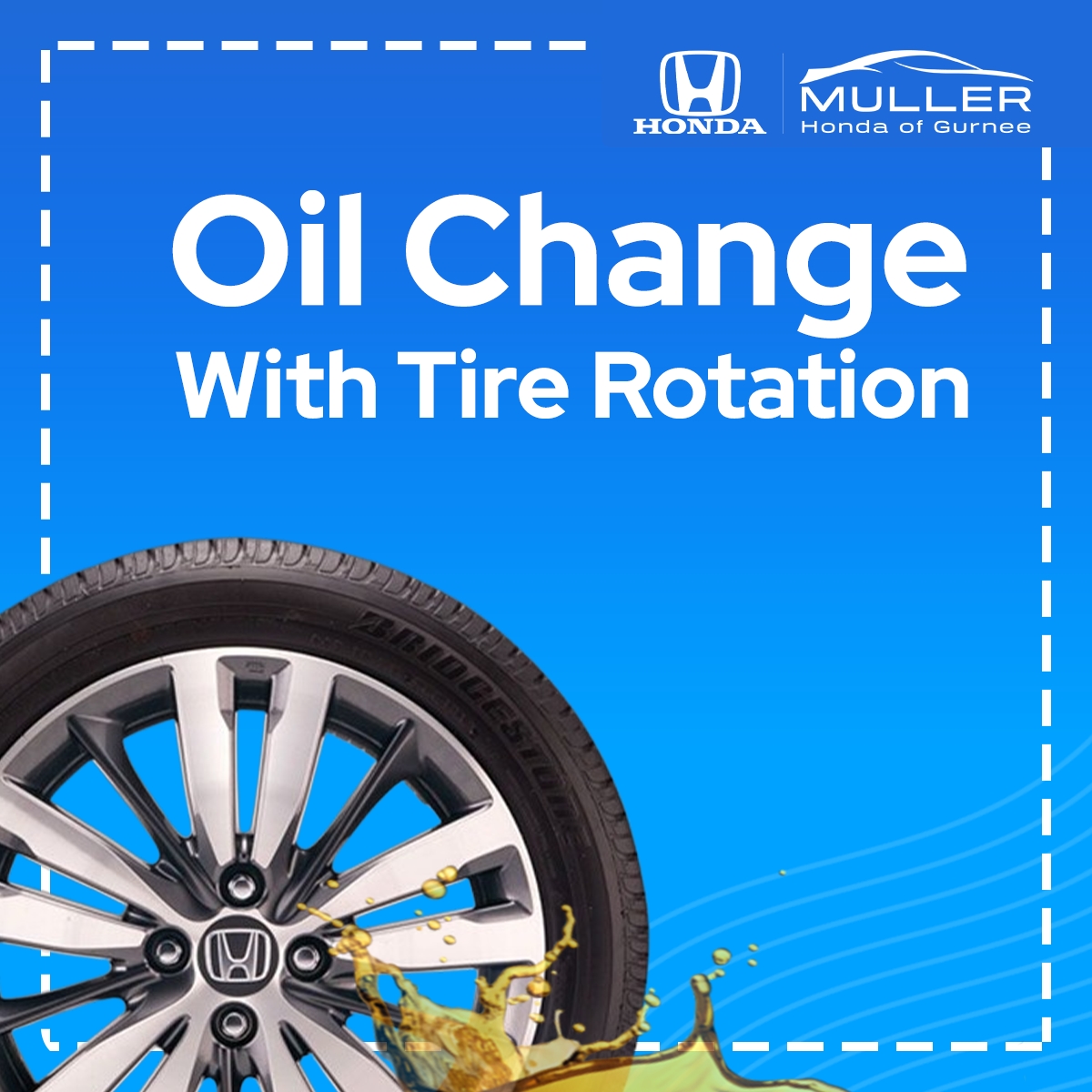 Oil Change with Tire Rotation