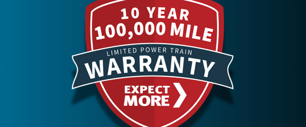 10YR/100,000 mile warranty Logo