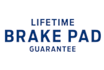 Lifetime Brake Pad Guarantee*