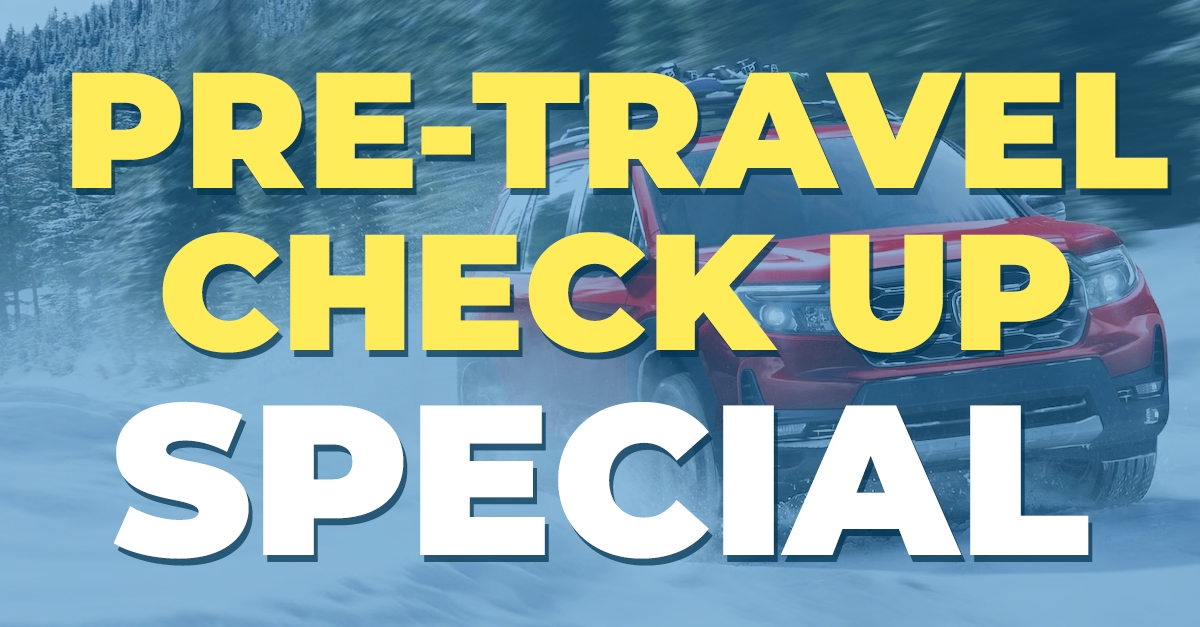 Pre-Travel Check Up Special