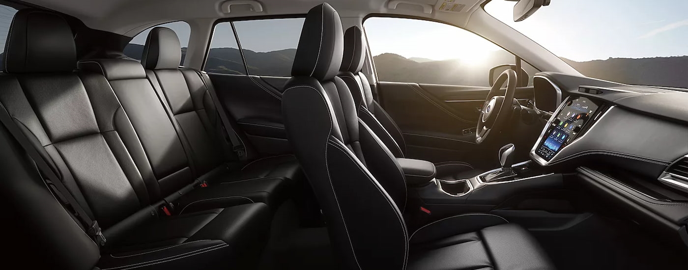 Side view of the seating in a 2024 Subaru Outback for sale near Poughkeepsie.