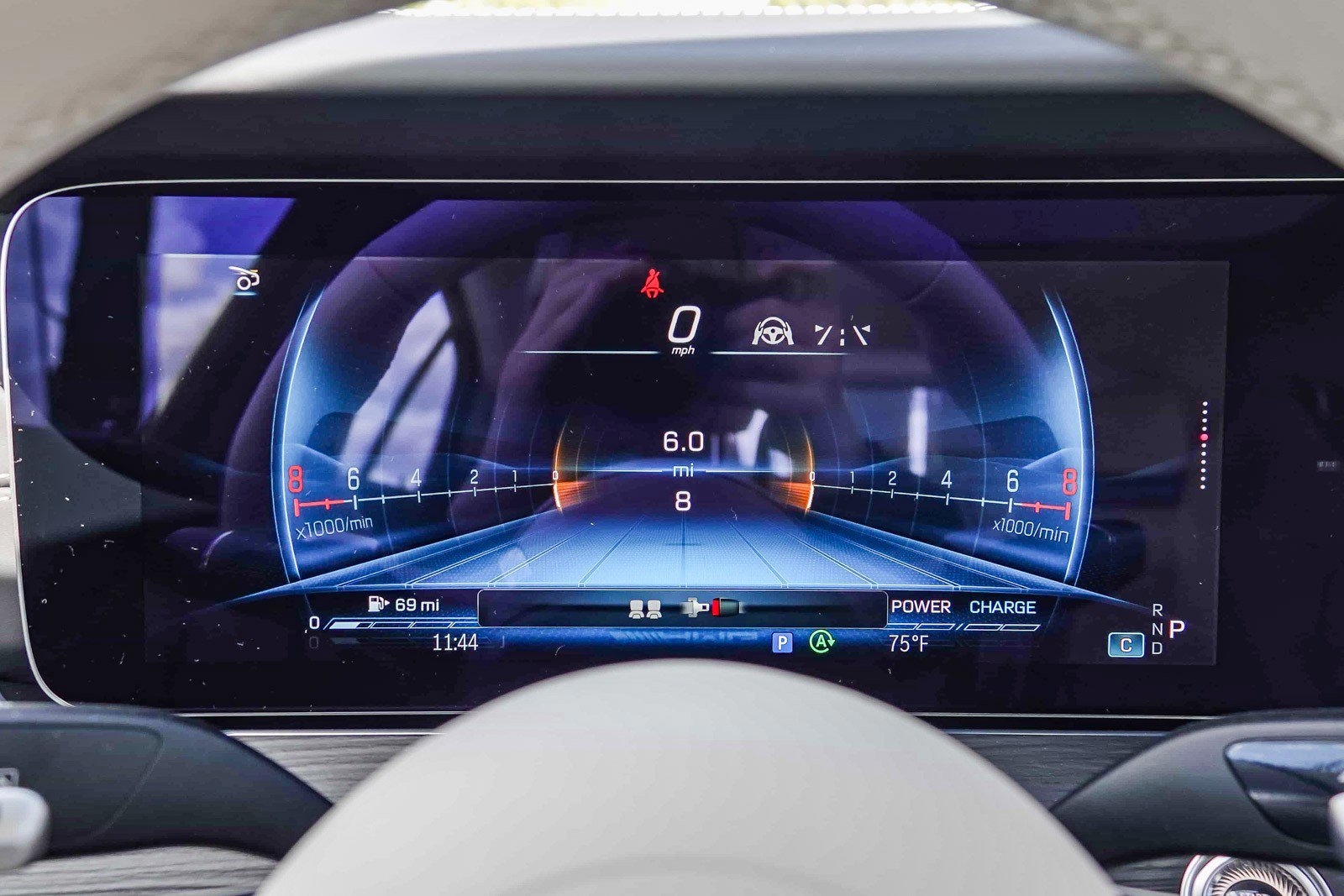 dashboard of a mercedes parked at the Mercedes-Benz of Temecula dealership in Temecula, CA