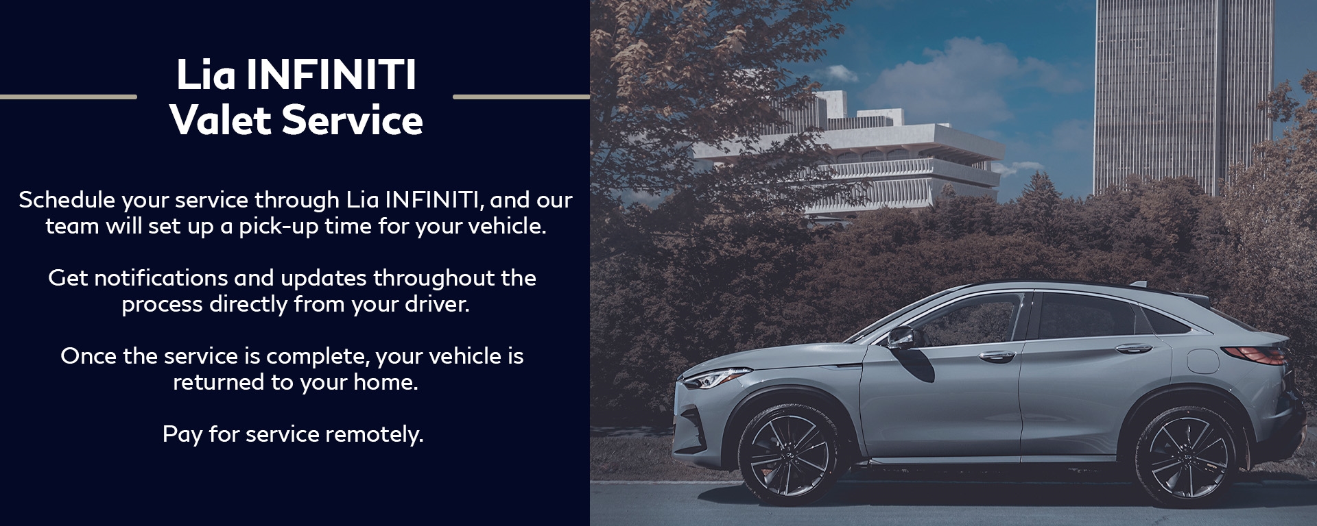 INFINITI Valet Service