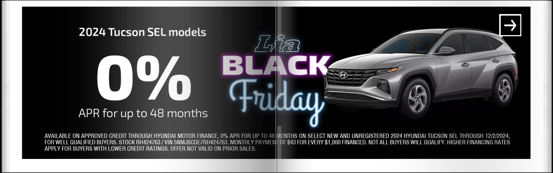 Lia Black Friday - Hyundai Hartford