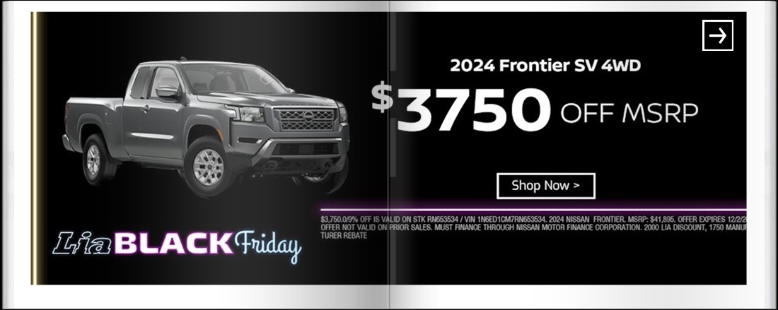 Lia Black Friday - Nissan Glens Falls