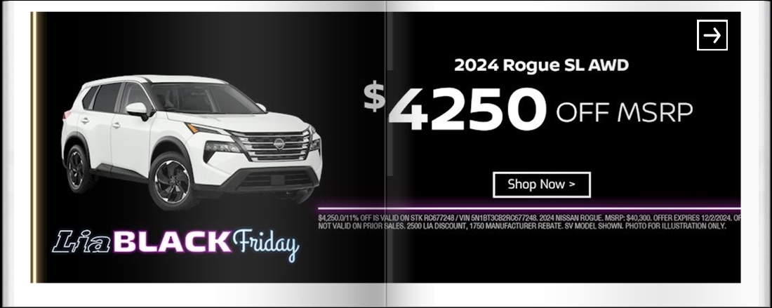 Lia Black Friday - Nissan Glens Falls