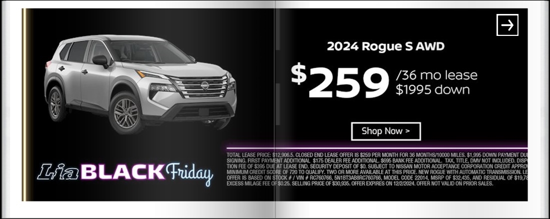 Lia Black Friday - Nissan Glens Falls