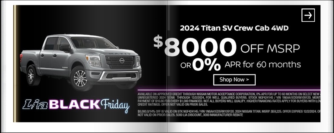 Lia Black Friday - Nissan Glens Falls