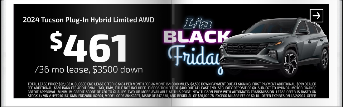 Lia Black Friday - Hyundai Enfield