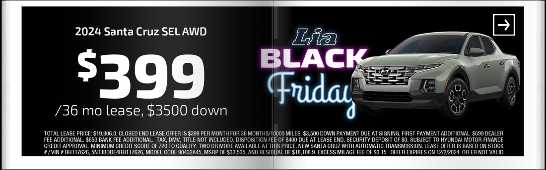 Lia Black Friday - Hyundai Enfield