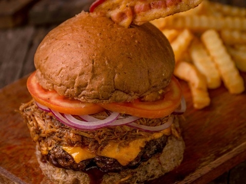 BBQ sandwich on a table in Temecula, CA