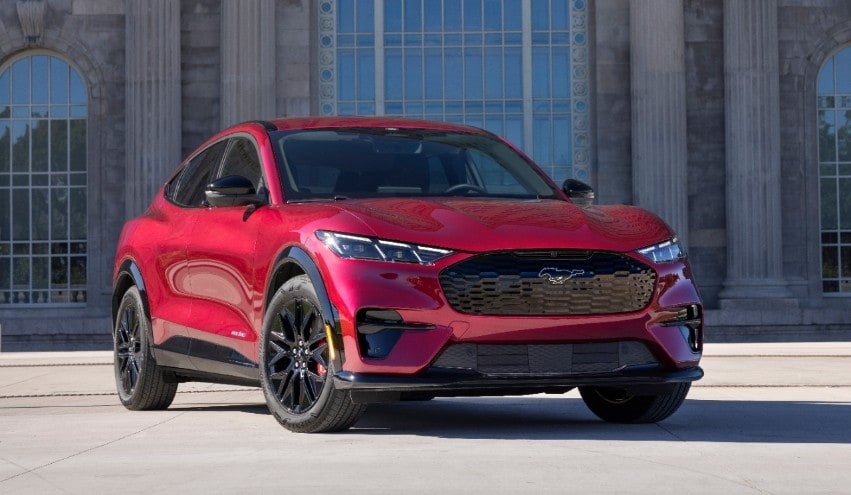 red 2025 Ford Mustang Mach-e 