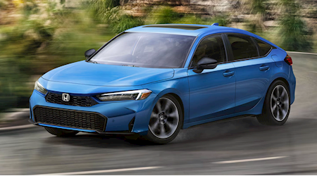 New Honda Civic Hatchback Hybrid near Greenville, IL, at Roy Schmidt Honda