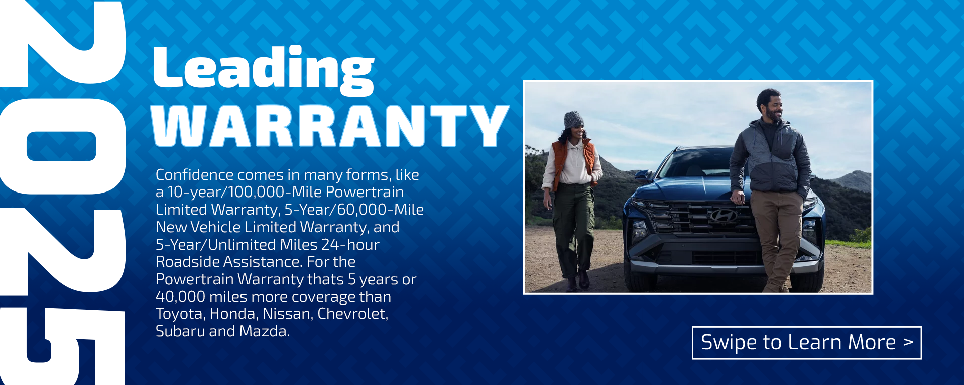  New Hyundai Tucson Leading Warranty