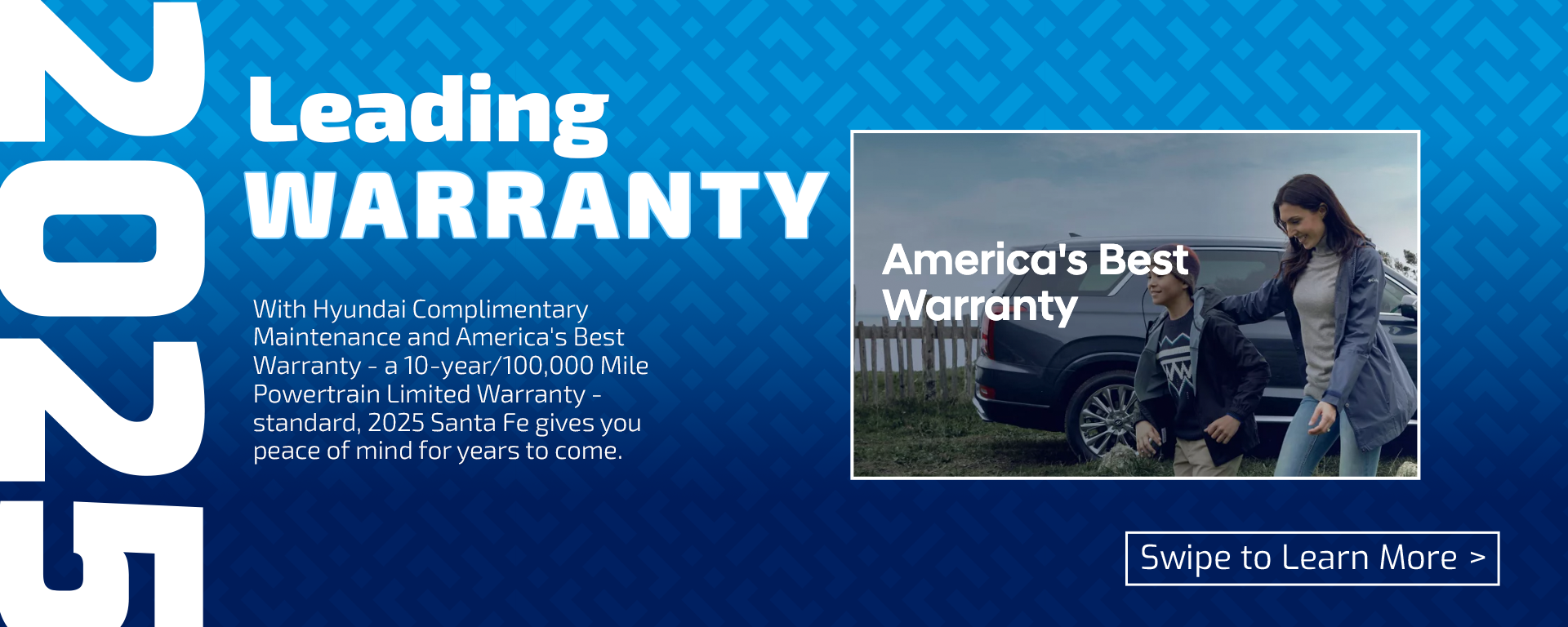 New Hyundai Santa Fe Leading Warranty