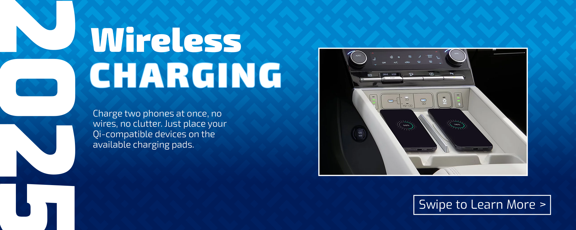 New Hyundai Santa Fe Wireless Charging