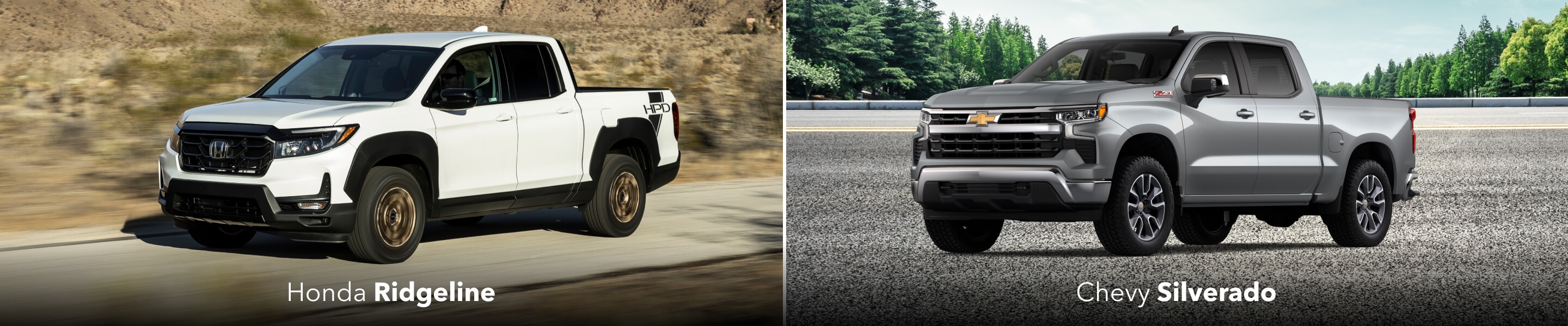 Chevrolet Silverado 1500 Vs. Honda Ridgeline