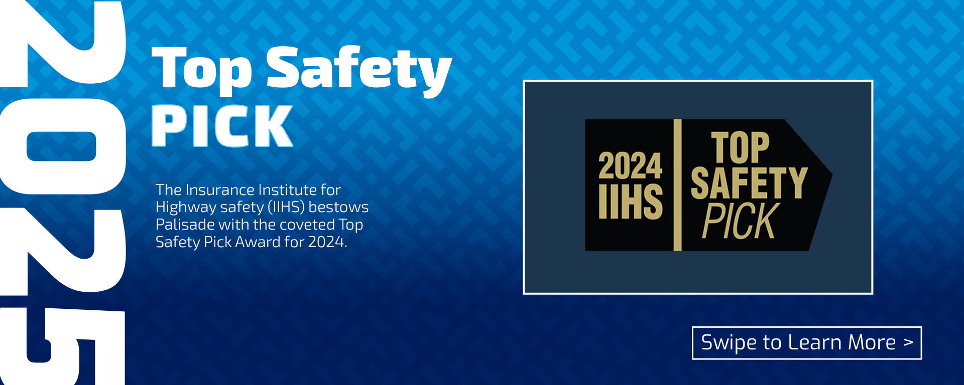 New Hyundai Palisade Top Safety Pick