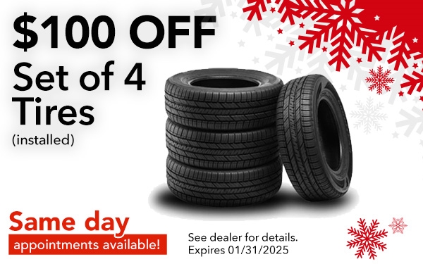 Limited Time Tire Center Offer