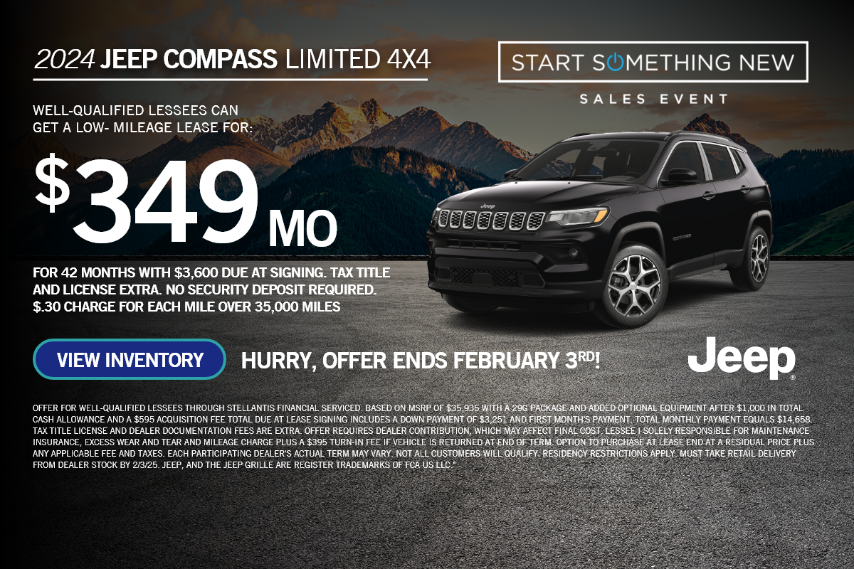 Compass Lease Mobile Sale Page