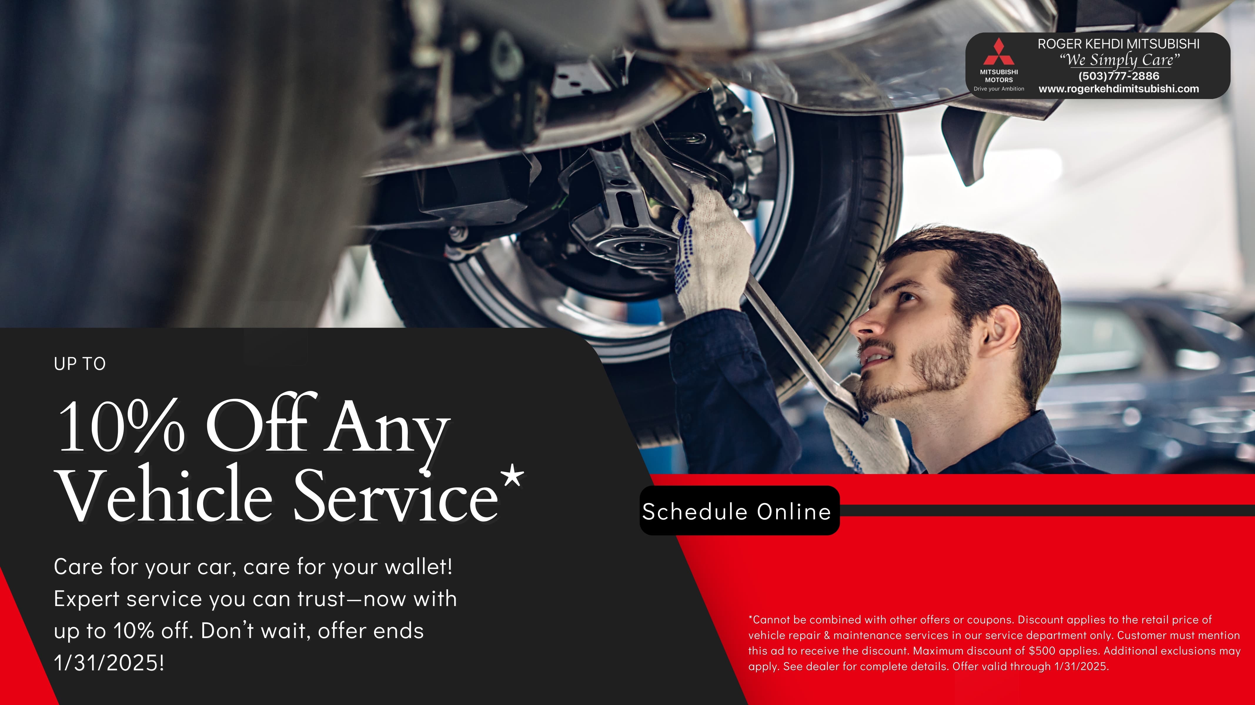 10% Off Mitsubishi Service Special