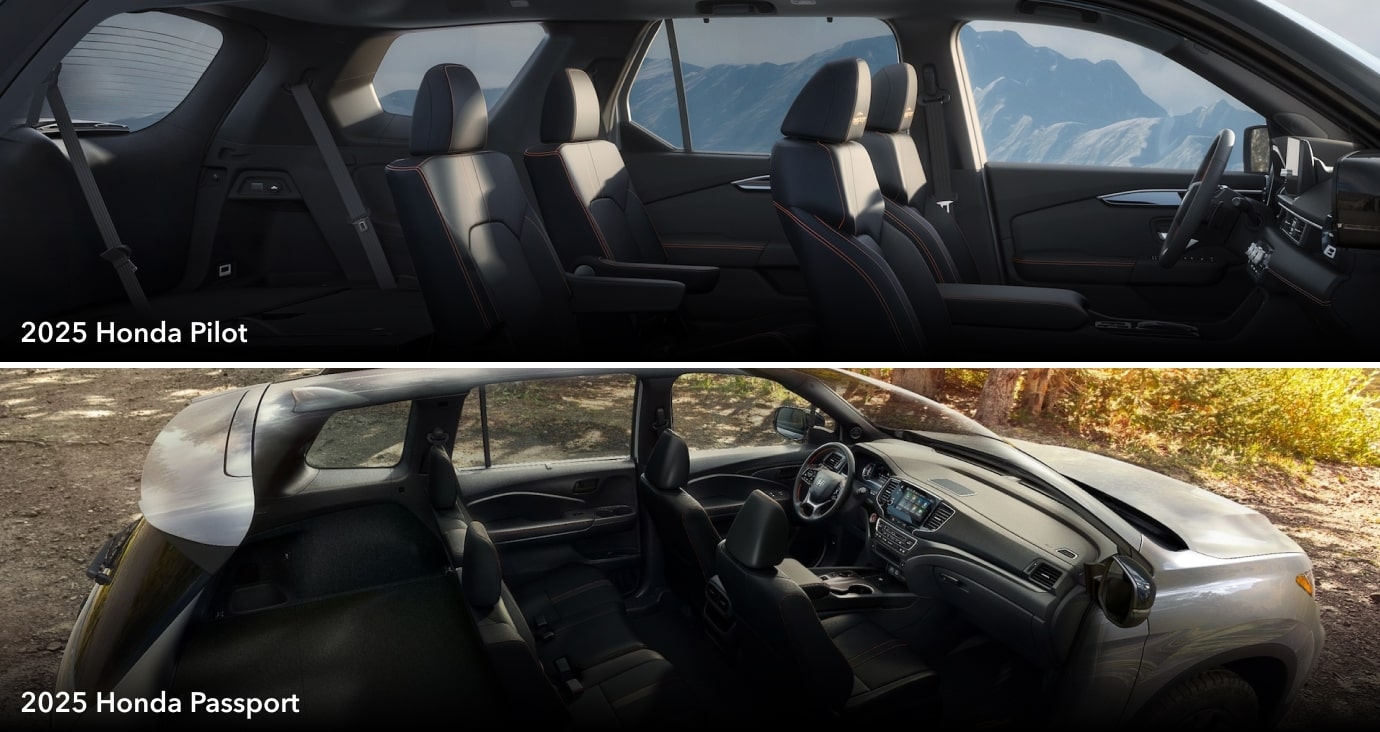 Honda Pilot vs. Passport Interior