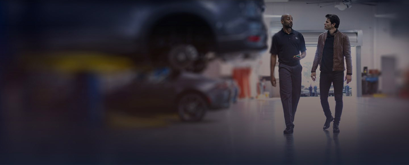 Mazda service center and parts department in Downers Grove