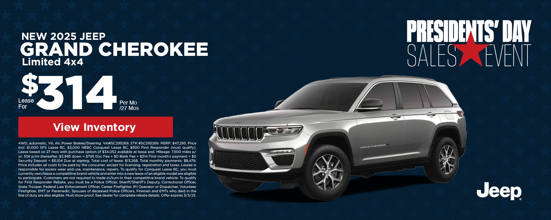 2025 Jeep Grand Cherokee Offer