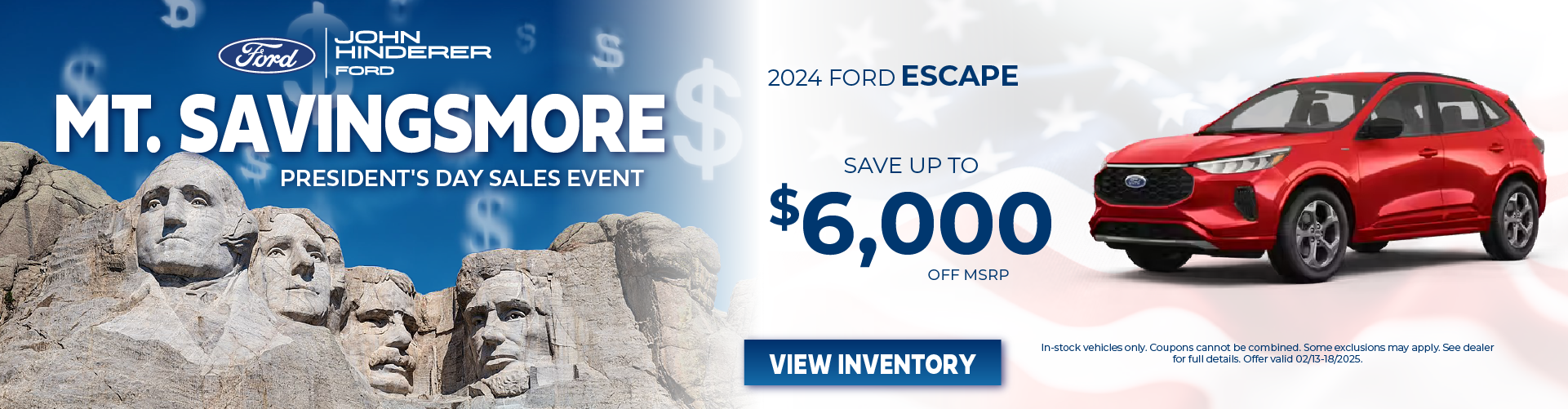 2024 Escape Feb Offer Desktop