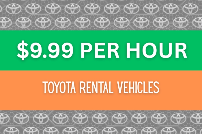 Toyota Rentals Available! 