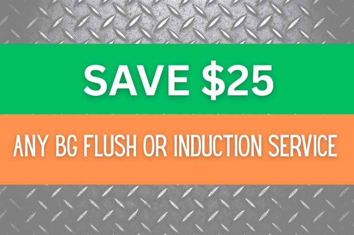 BG Flush OR Induction Service