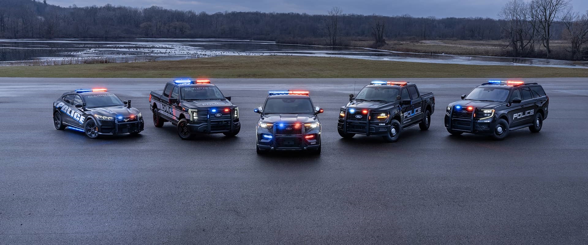 Police Vehicle Lineup Houston TX