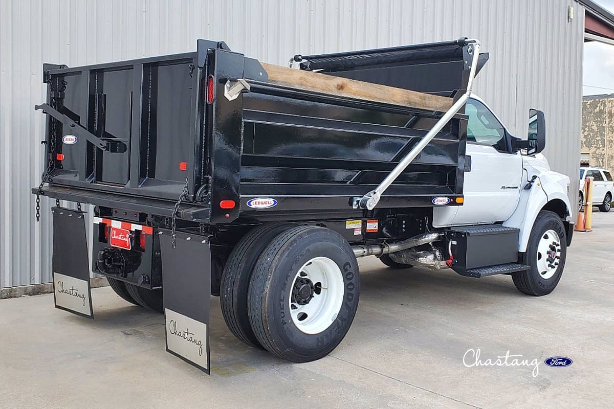 Dump Truck With Ledwell Body Upfitted in Houston TX