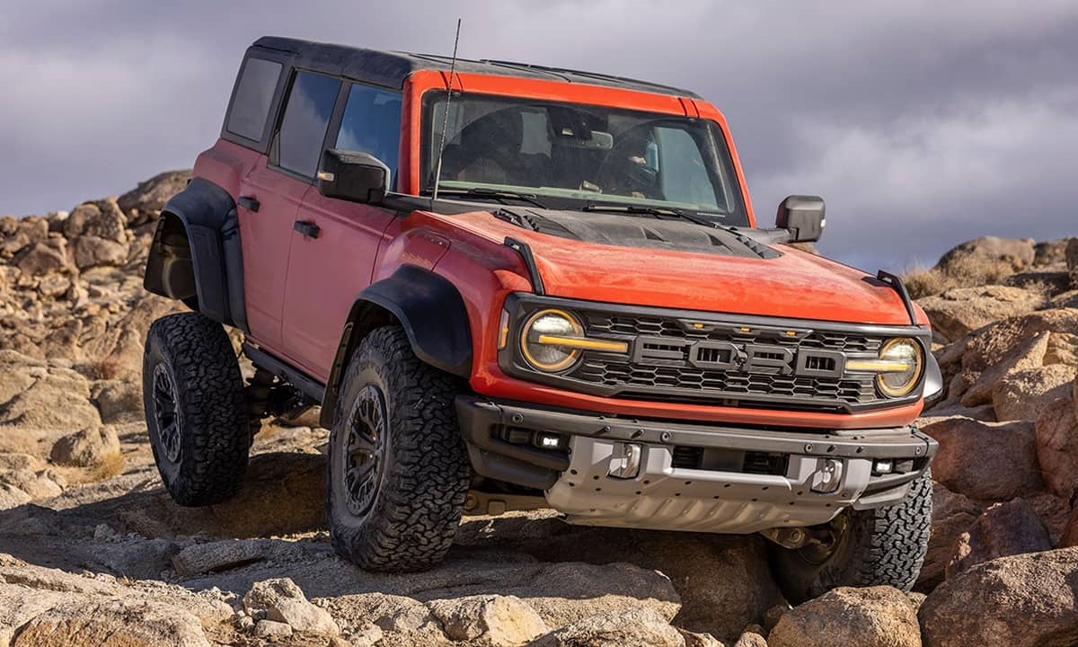 Ford Bronco Raptor Rock Climbing