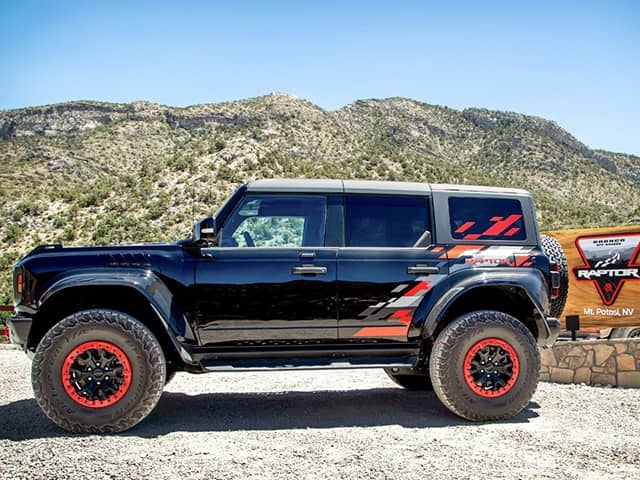 2025 Ford Bronco Raptor Code Orange Beadlock Kit